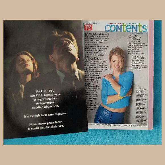 Vintage TV Guide Donny & Marie Cover May 20-26 2000 Issue 2460 - Picture 3 of 6